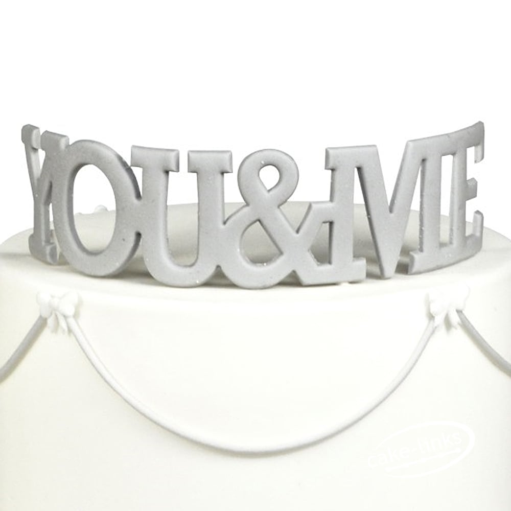 FMM You And Me Curved Words Cutter