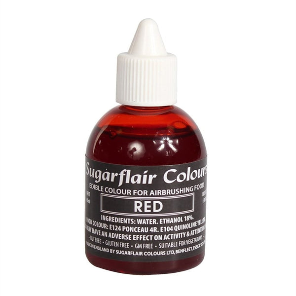 Sugarflair Red Airbrush Colour 60ml
