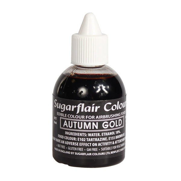 Sugarflair Autumn Gold Airbrush Colour 60ml