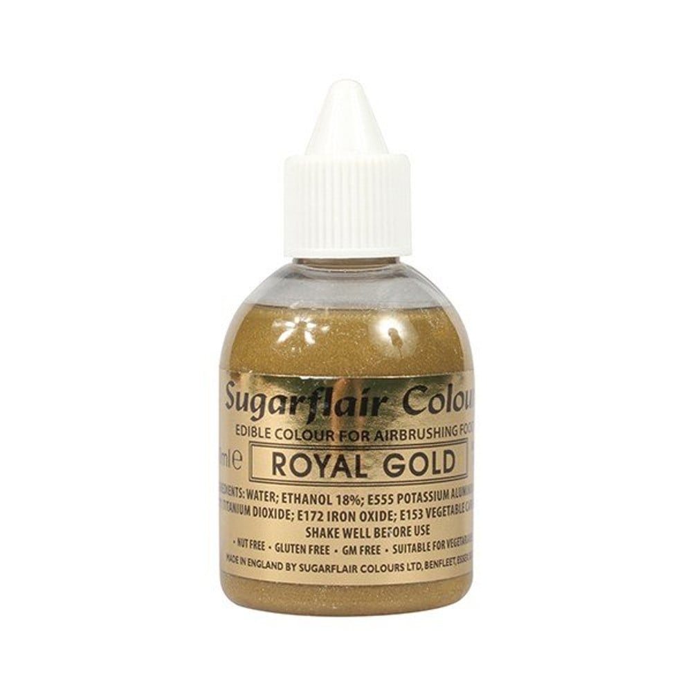 Sugarflair Royal Gold Airbrush Colour 60ml