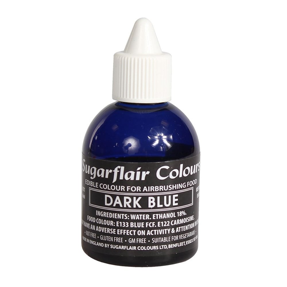 Sugarflair Dark Blue Airbrush Colour 60ml