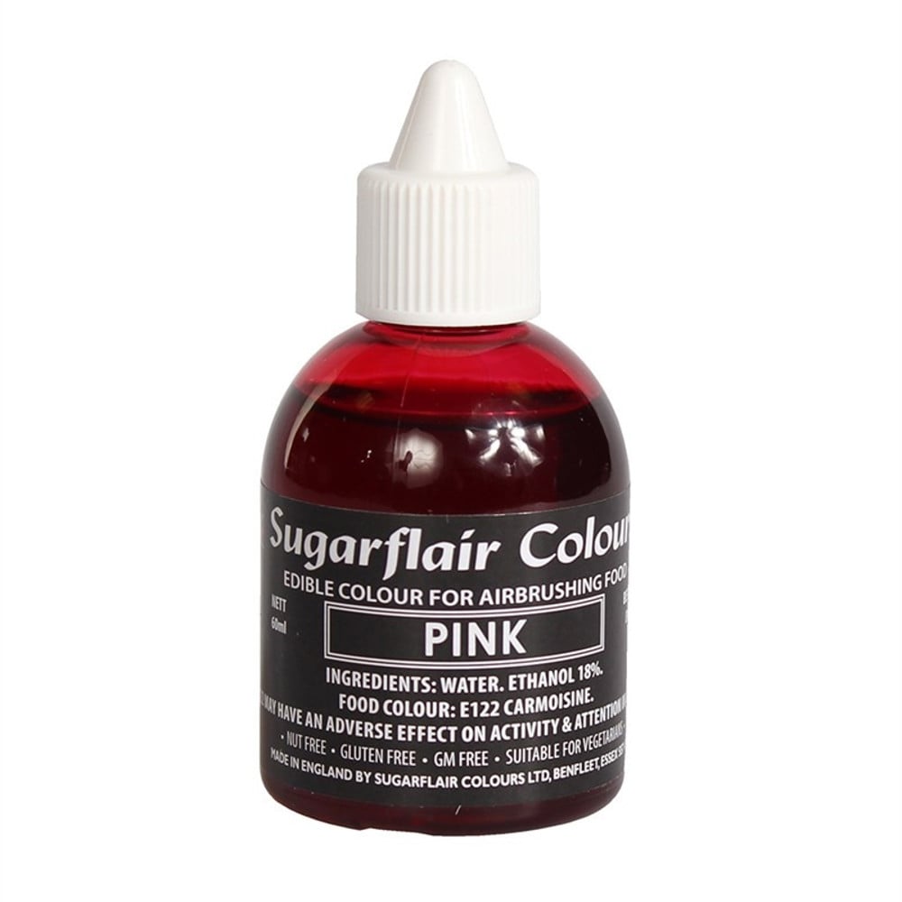 Sugarflair Pink Airbrush Colour 60ml