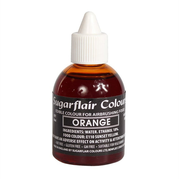 Sugarflair Orange Airbrush Colour 60ml