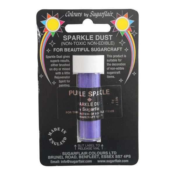 Sugarflair Purple - Non-Toxic Sparkle Dust 2g