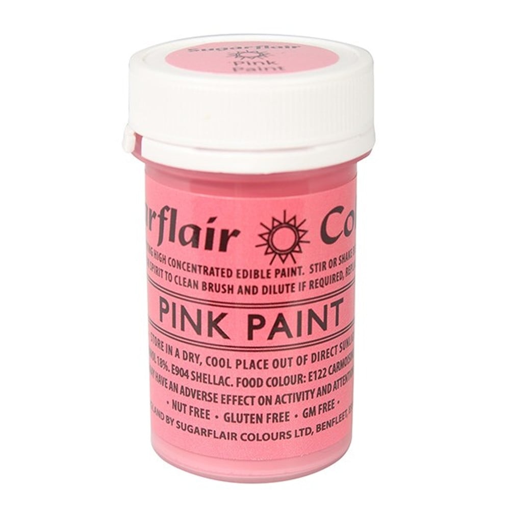Sugarflair Pink - Edible Matt Paint 20g