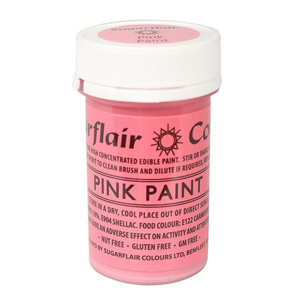 Sugarflair Pink - Edible Matt Paint 20g