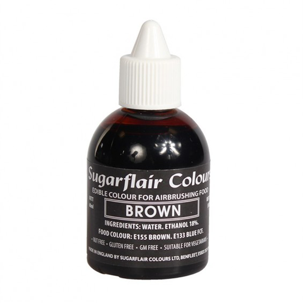 Sugarflair Brown Airbrush Colour 60ml