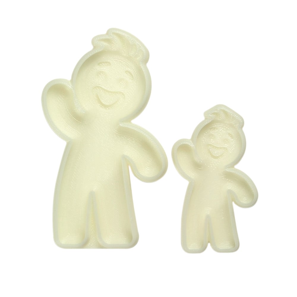 PME Gingerbread Man Pop It Mould Set Of 2