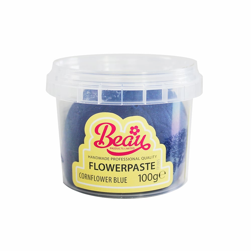 Beau Products Cornflower Blue Flower Paste 100g
