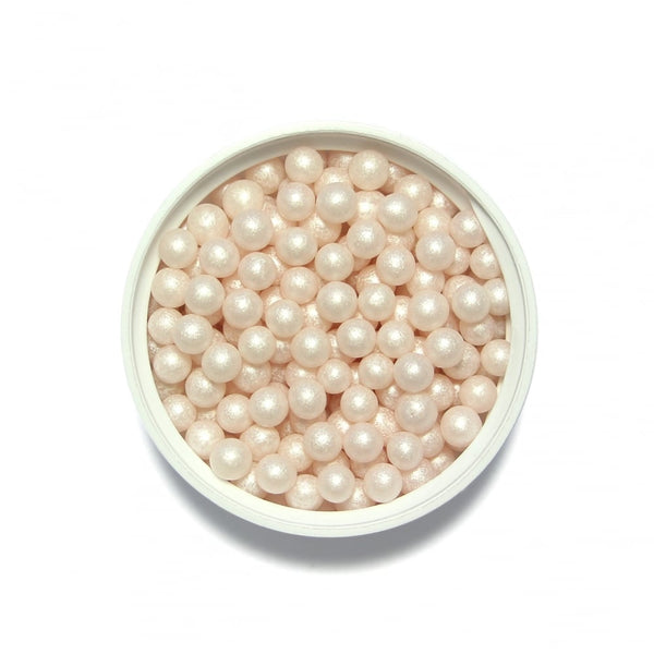 PME Pearlised Blush - 4mm Sugar Pearls 100g