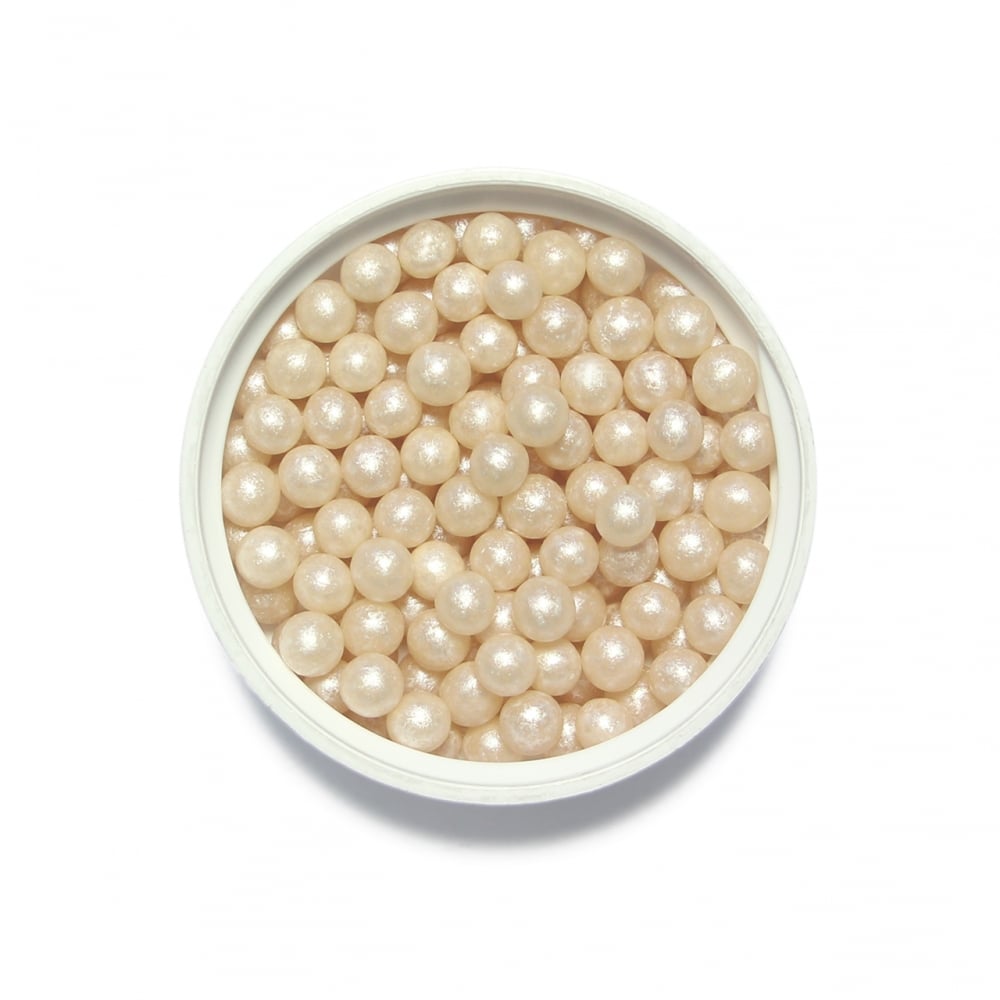PME Oyster - 4mm Pearlised Sugar Pearls 100g