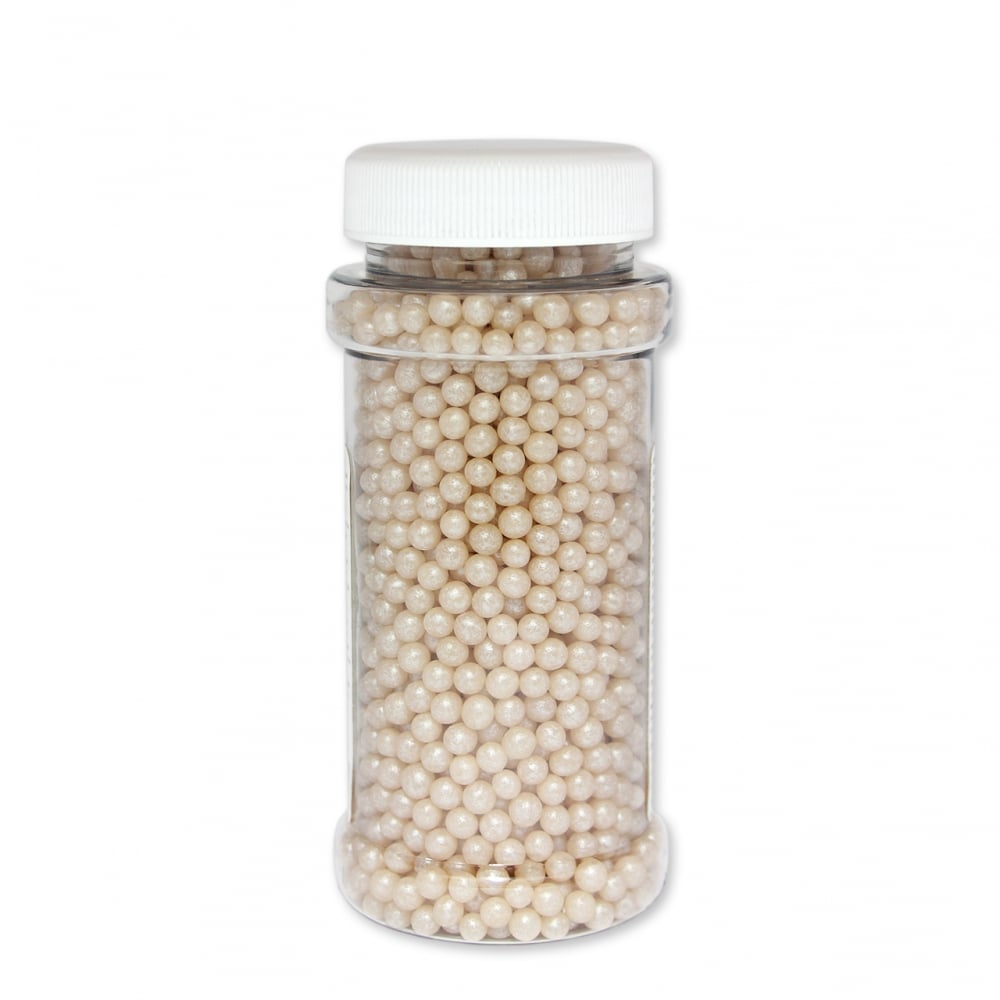 PME Oyster - 4mm Pearlised Sugar Pearls 100g