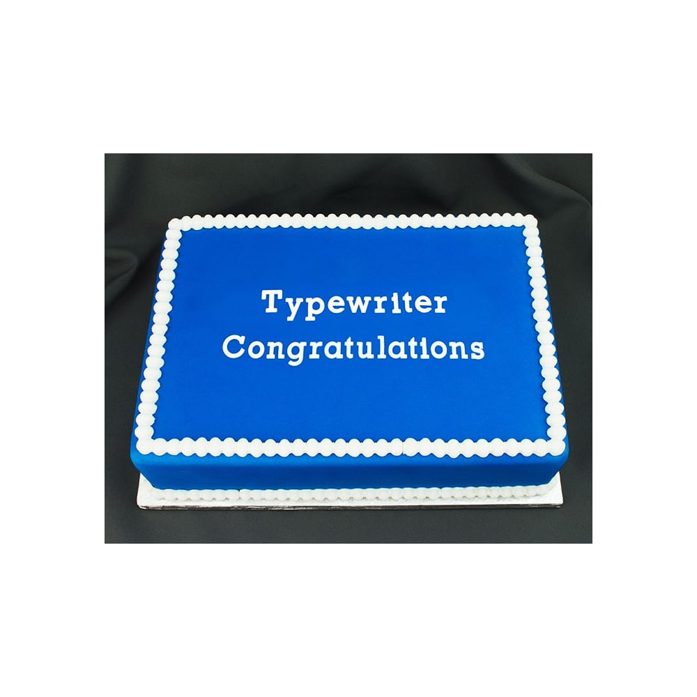 Marvelous Molds Congratulations Typewriter Flexabet Onlay