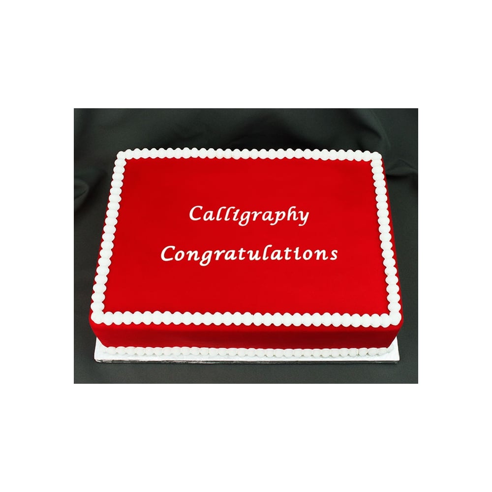 Marvelous Molds Congratulations Calligraphy Flexabet Onlay