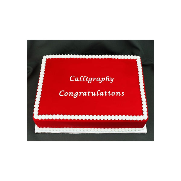 Marvelous Molds Congratulations Calligraphy Flexabet Onlay