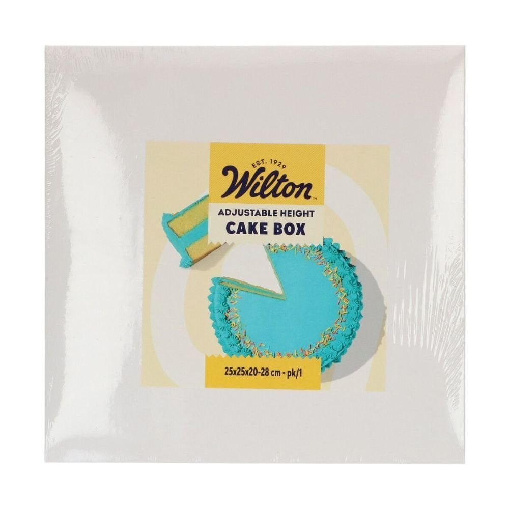 Wilton Height Adjustable White Cake Box