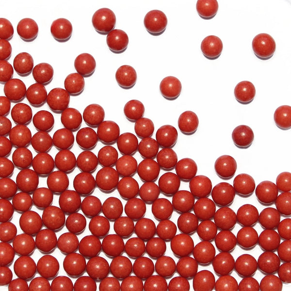 PME Red - 4mm Sugar Pearls 100g