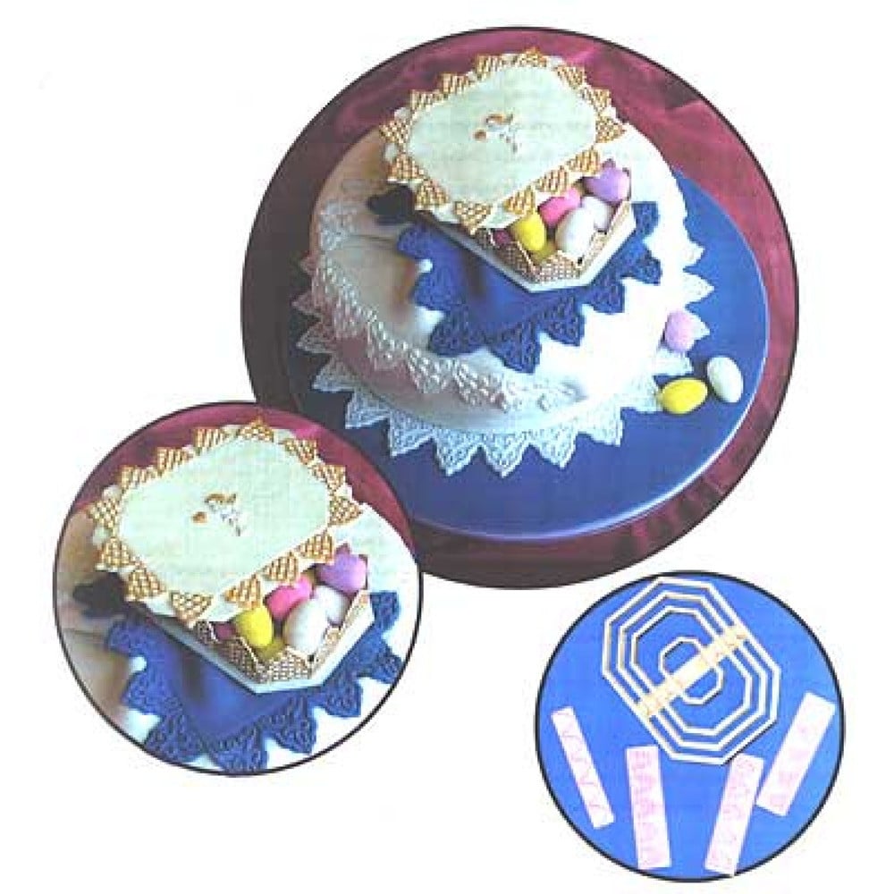FMM Texture Lace 4 Piece Cutter Set 1