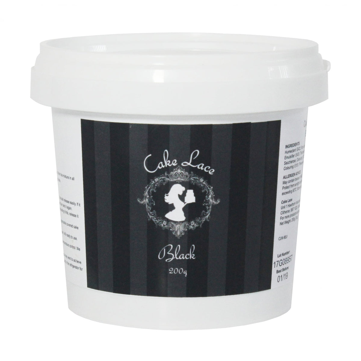 Cake Lace Black Lace Mix