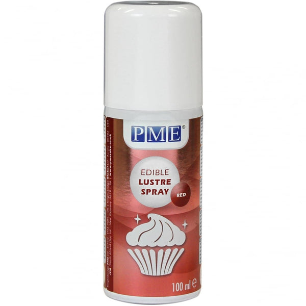 PME Red Edible Lustre Spray Icing Colouring 100ml