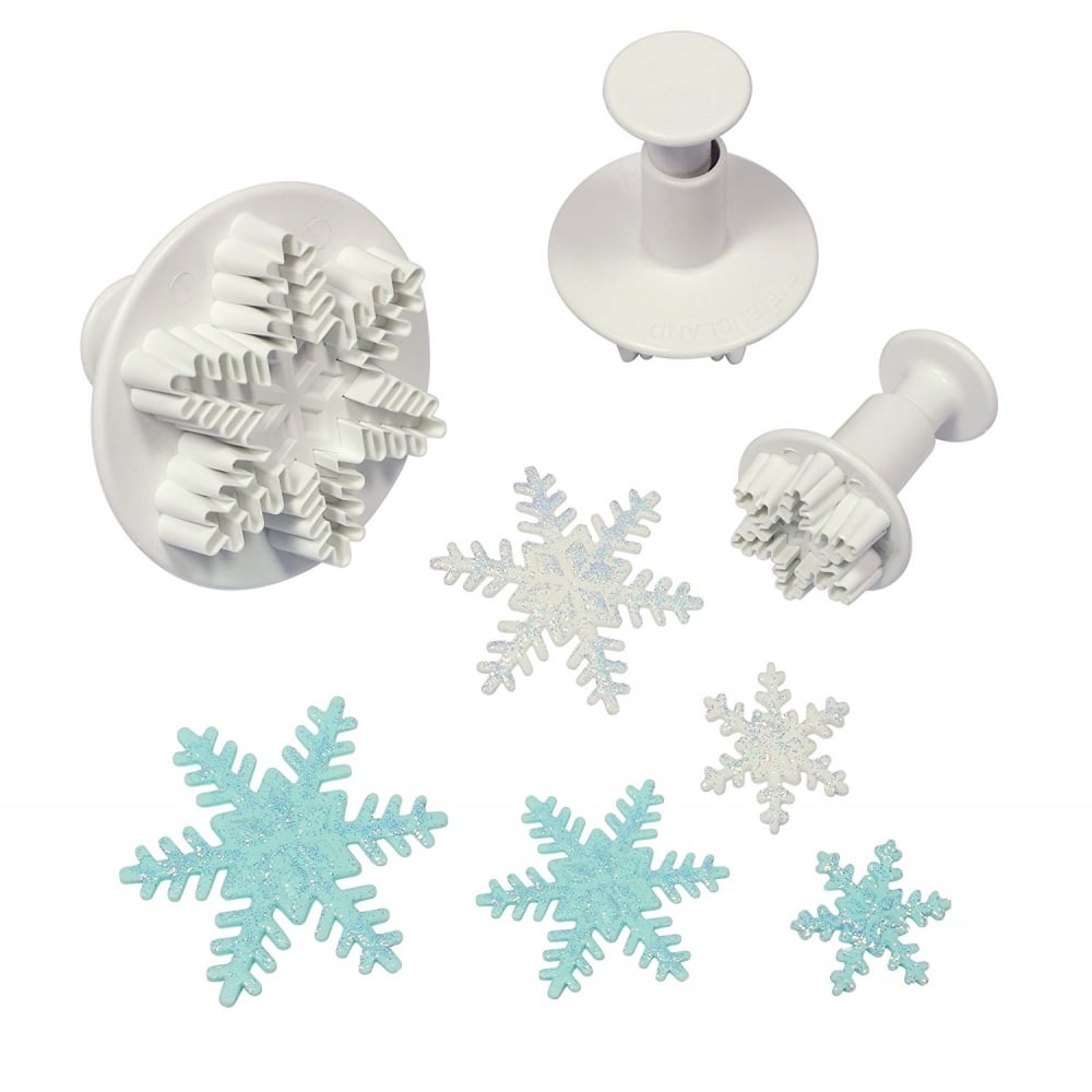 PME Snowflake Plunger Cutter Set Of 3