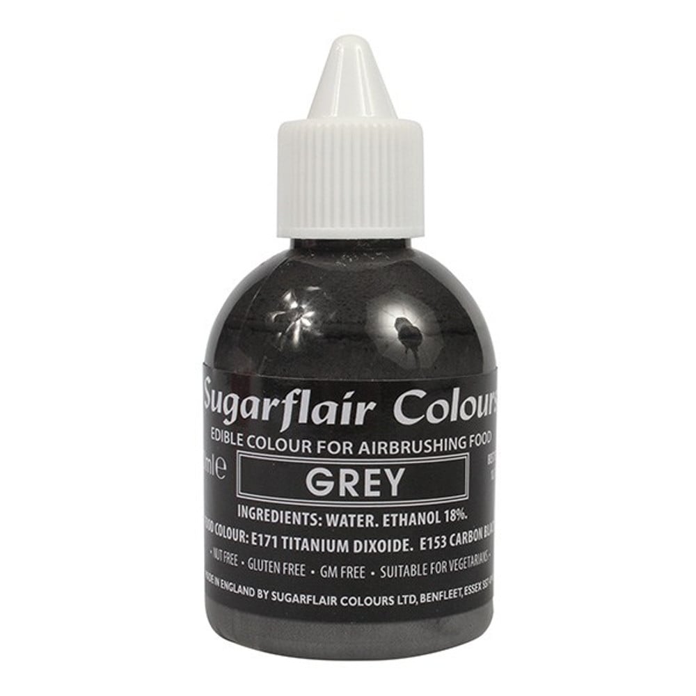 Sugarflair Grey Airbrush Colour 60ml