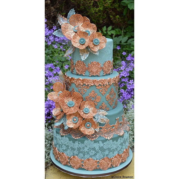 Cake Lace Florence Flower - 3D Large Cake Lace Mat