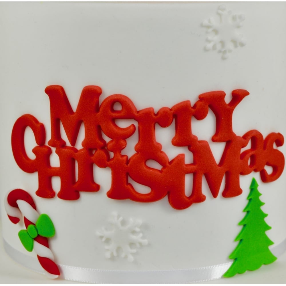 FMM Merry Christmas Curved Words Cutter