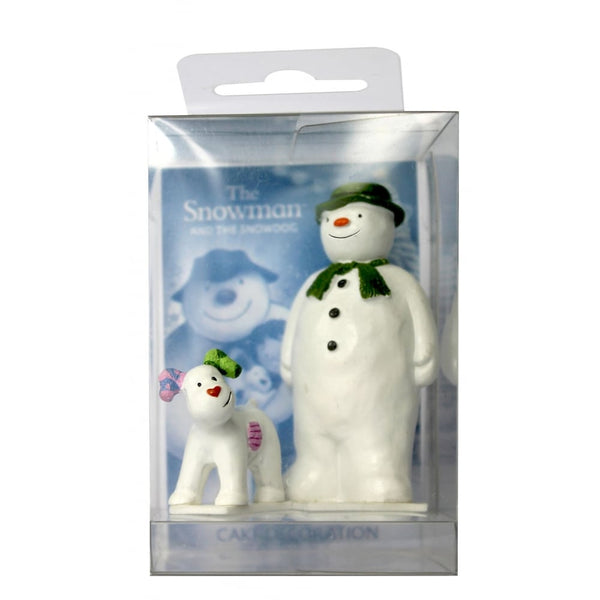 Anniversary House The Snowman And The Snowdog Resin Topper Cake Figure Set