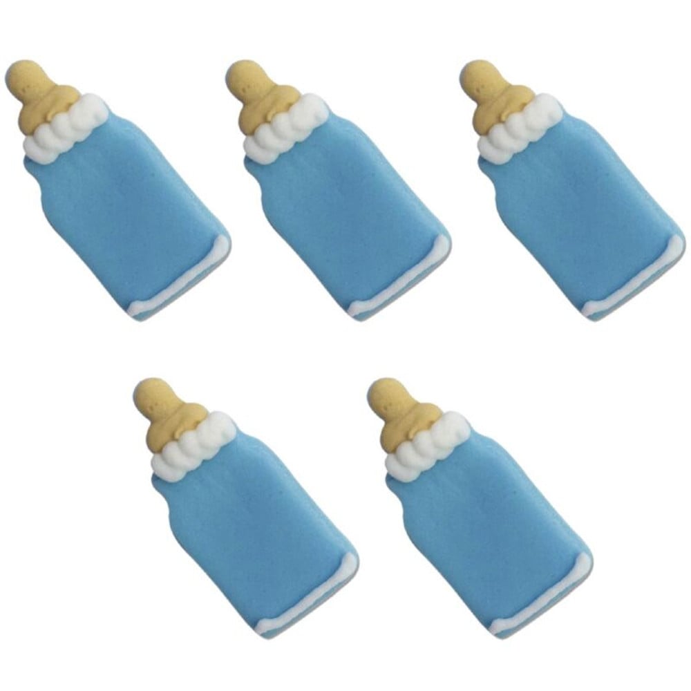 Anniversary House Baby Boy Bottle Sugar Toppers x 5