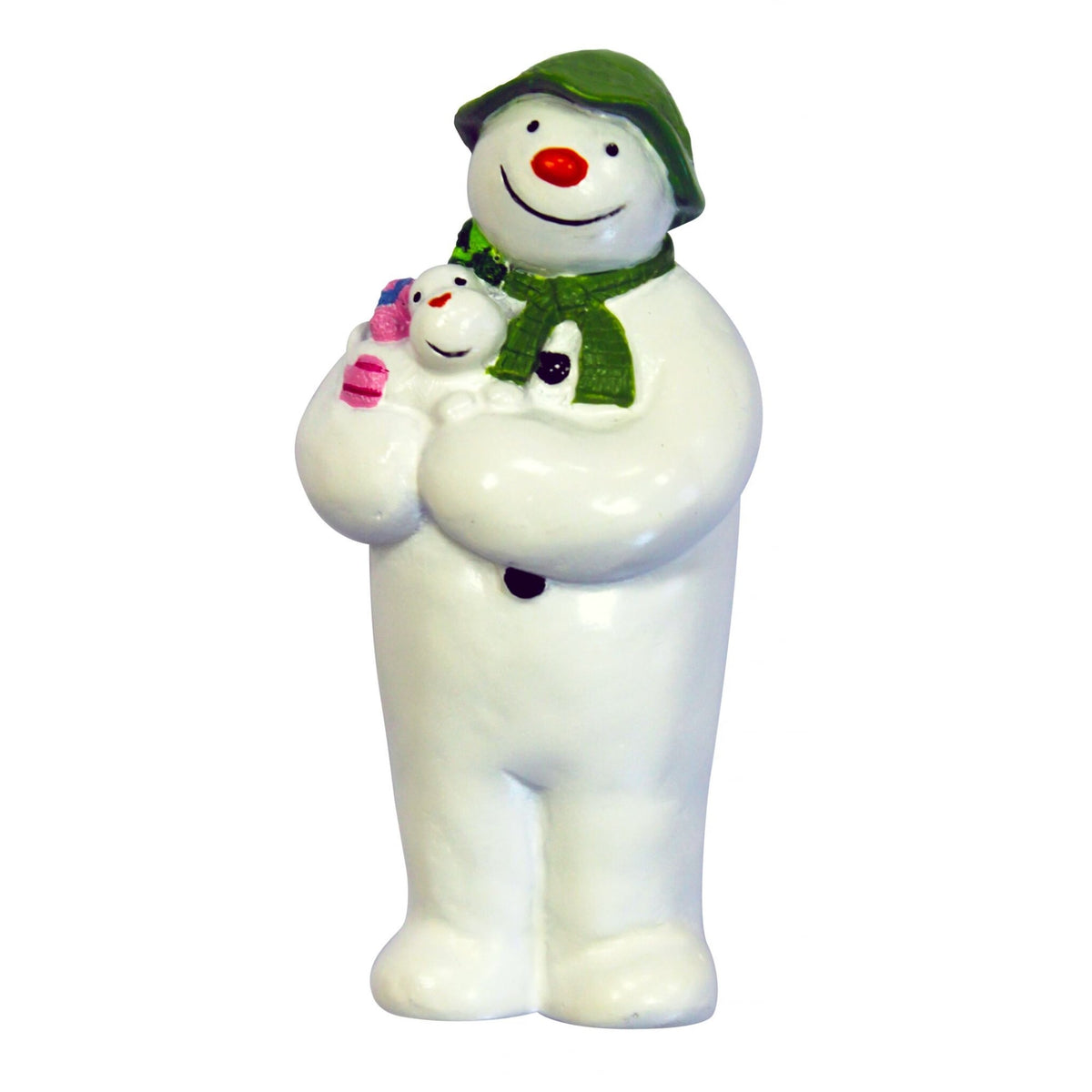 Anniversary House The Snowman Holding The Snowdog Resin Topper