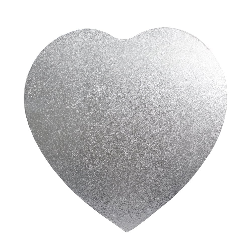 Simply Making Silver Heart 3mm Cake Board