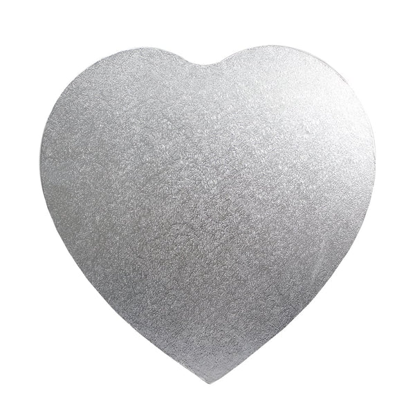 Simply Making Silver Heart 3mm Cake Board