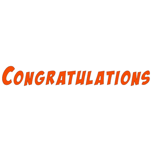 Marvelous Molds Congratulations Action Comic Flexabet Onlay