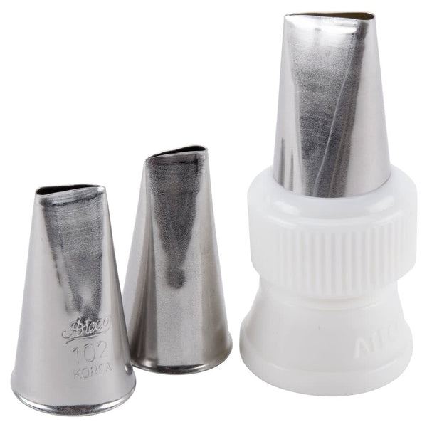 Ateco Rose Tube Tips - 4 Piece Set