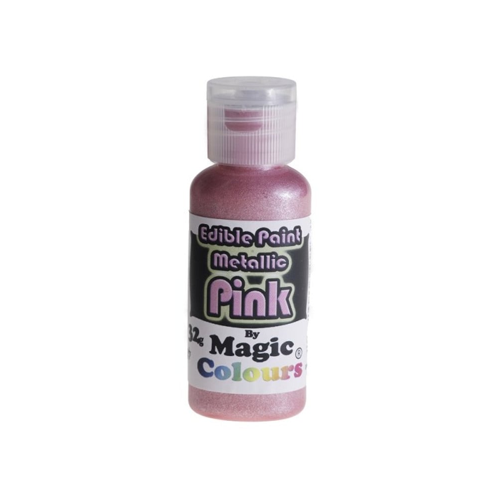 Magic Colours Metallic Edible Paint 32g - Pink