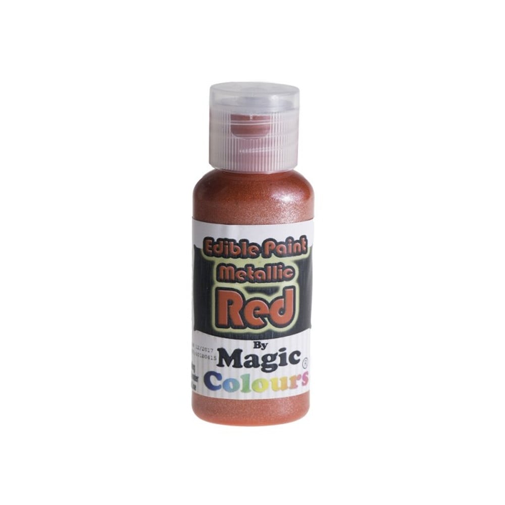 Magic Colours Metallic Edible Paint 32g - Red