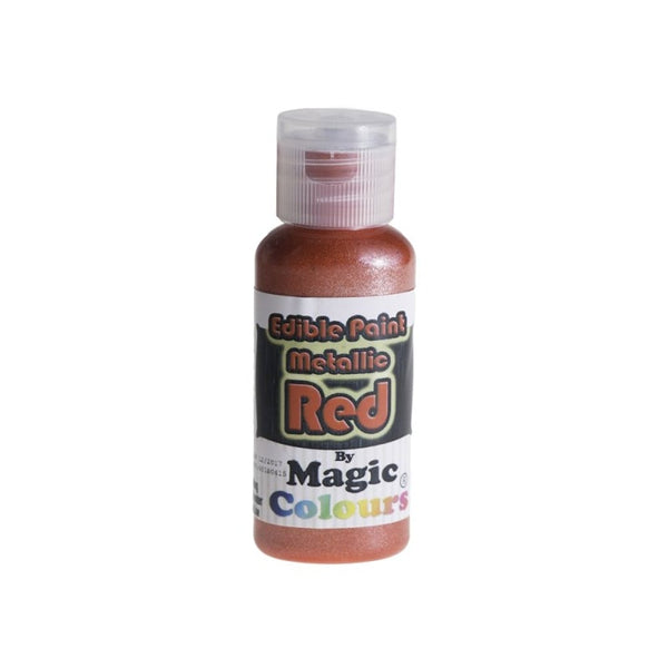 Magic Colours Metallic Edible Paint 32g - Red