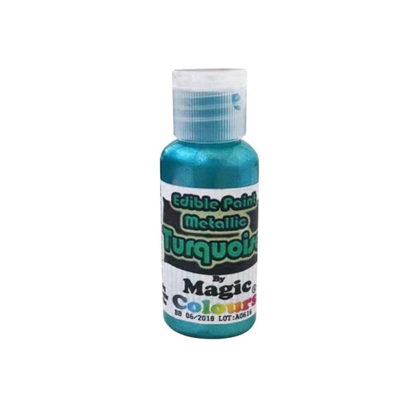 Magic Colours Metallic Edible Paint 32g - Turquoise