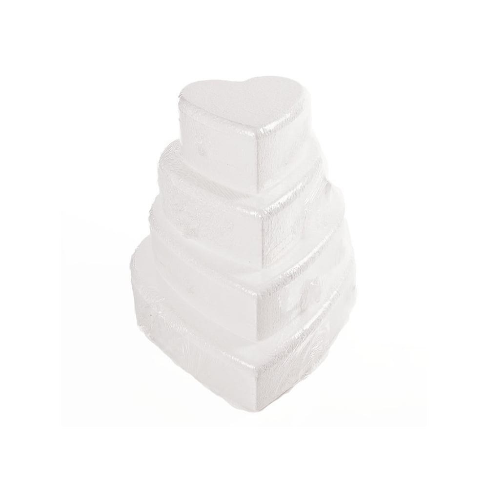 Simply Making 3 Inch Deep Heart Chamfered Edge Cake Dummy