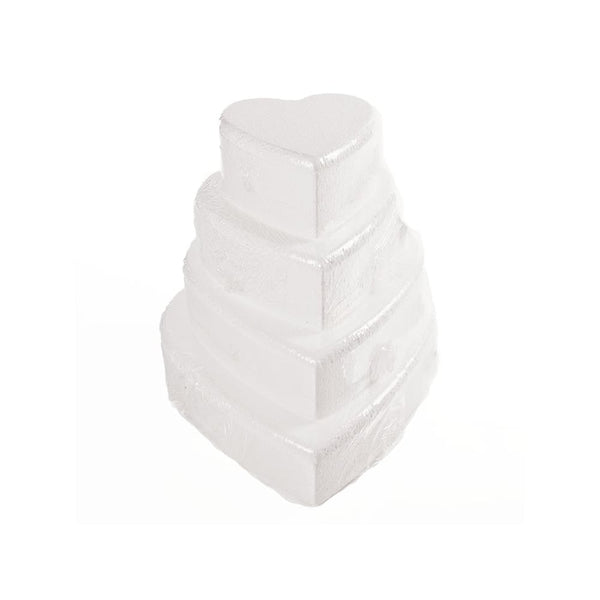 Simply Making 3 Inch Deep Heart Chamfered Edge Cake Dummy