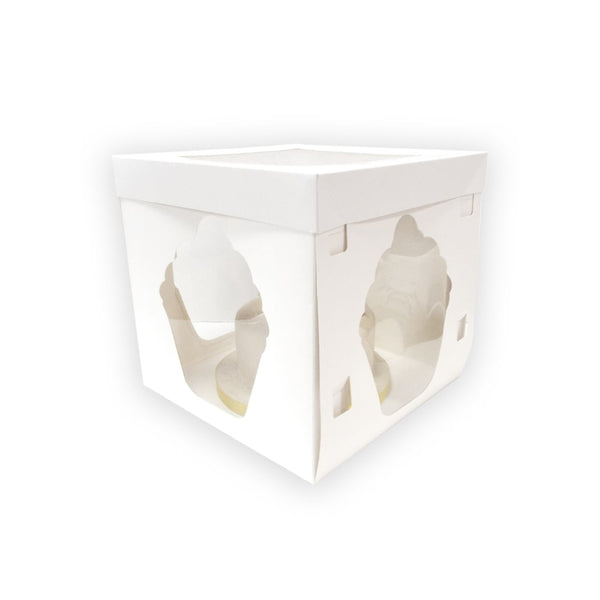 Simply Making White - 10 Inch Luxury Satin Finish Giant Cupcake Box