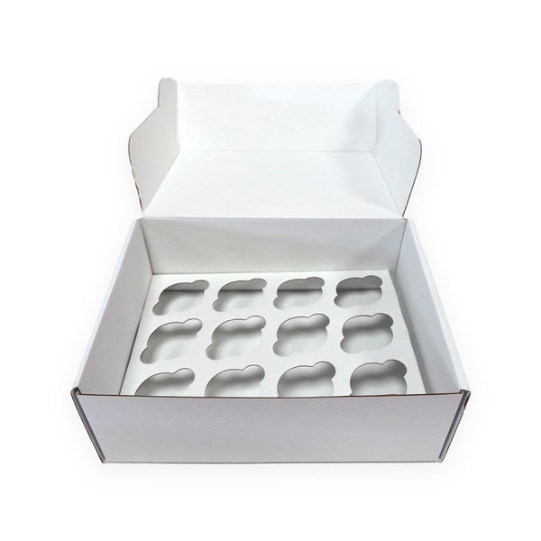 Simply Making Mini White Corrugated Cupcake Box