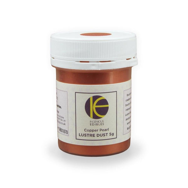 Ingenious Edibles Edible Pearl Lustre Dusts 5g - Copper
