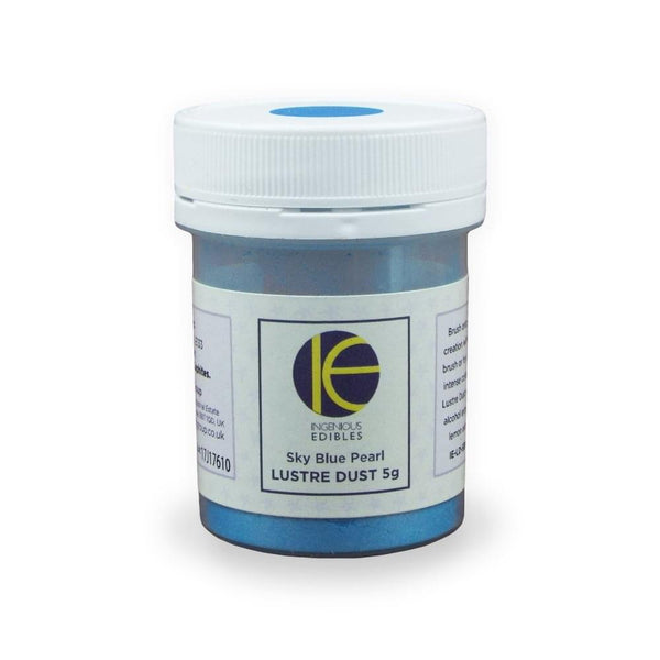 Ingenious Edibles Edible Pearl Lustre Dusts 5g - Sky Blue