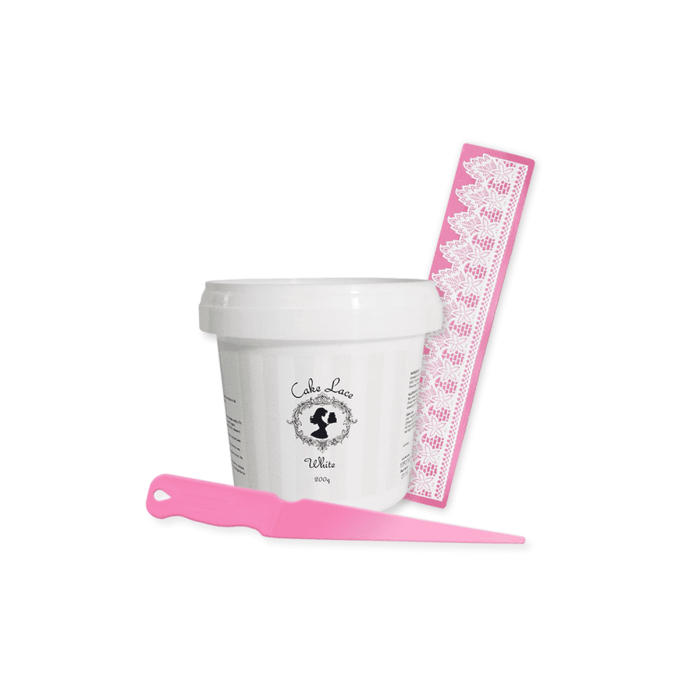 Cake Lace Kit - Includes Knife, 200g Mix & Small Mat