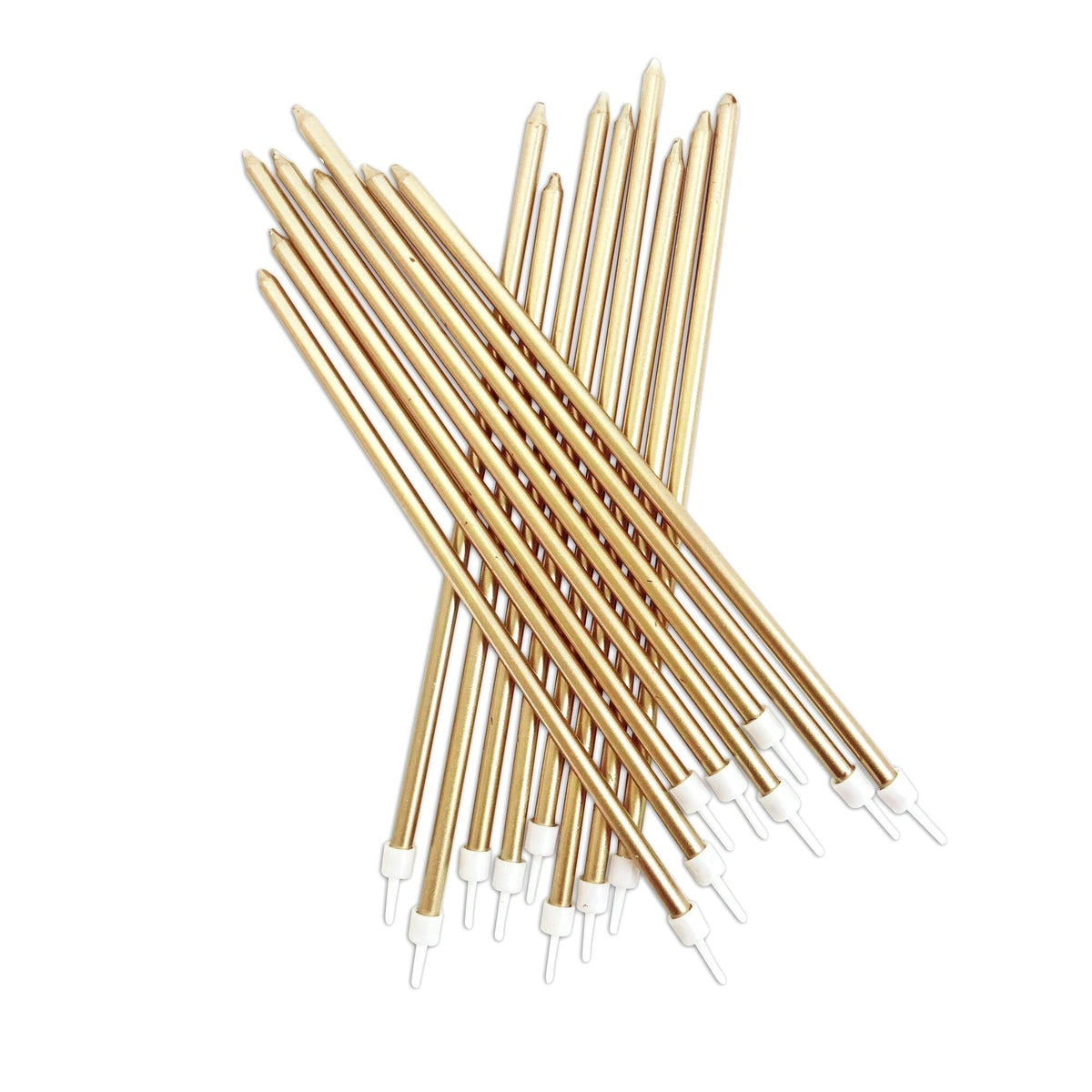 Extra Tall Metallic Candles x 16