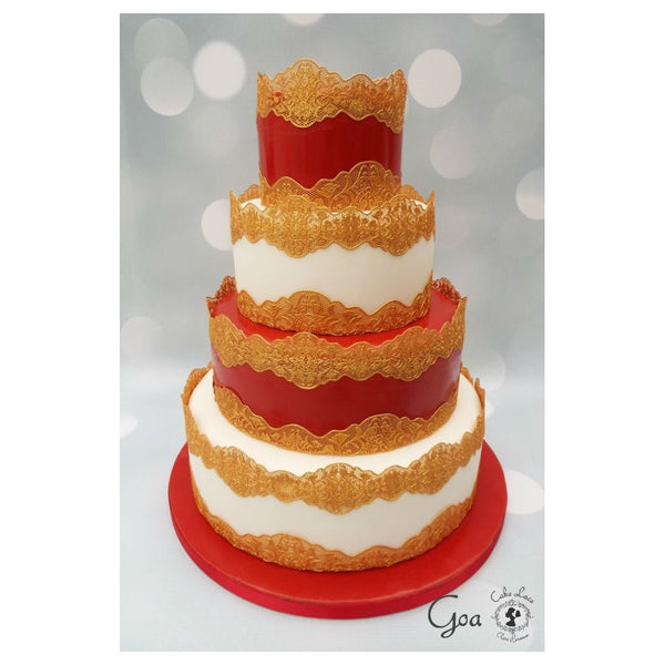 Cake Lace Goa - Strip Lace Mat