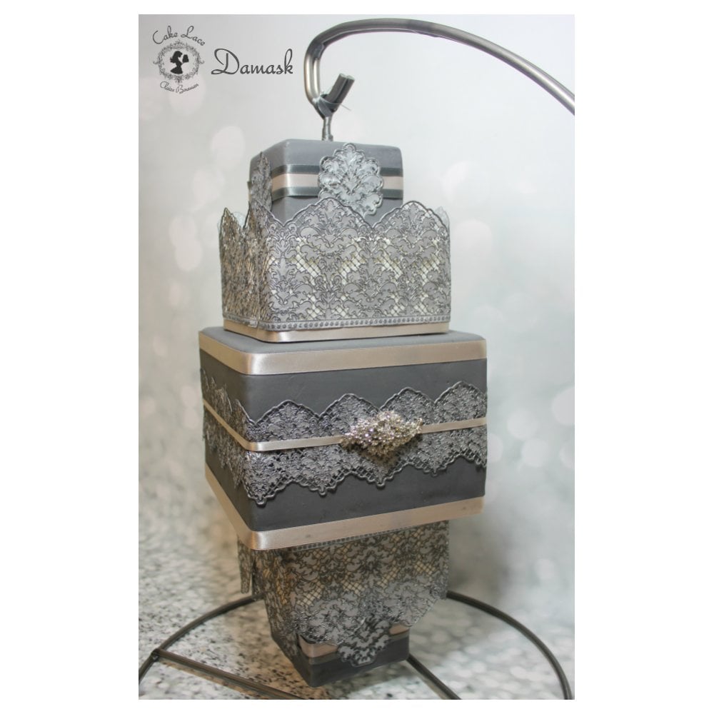 Cake Lace Damask - 3D Large Lace Mat