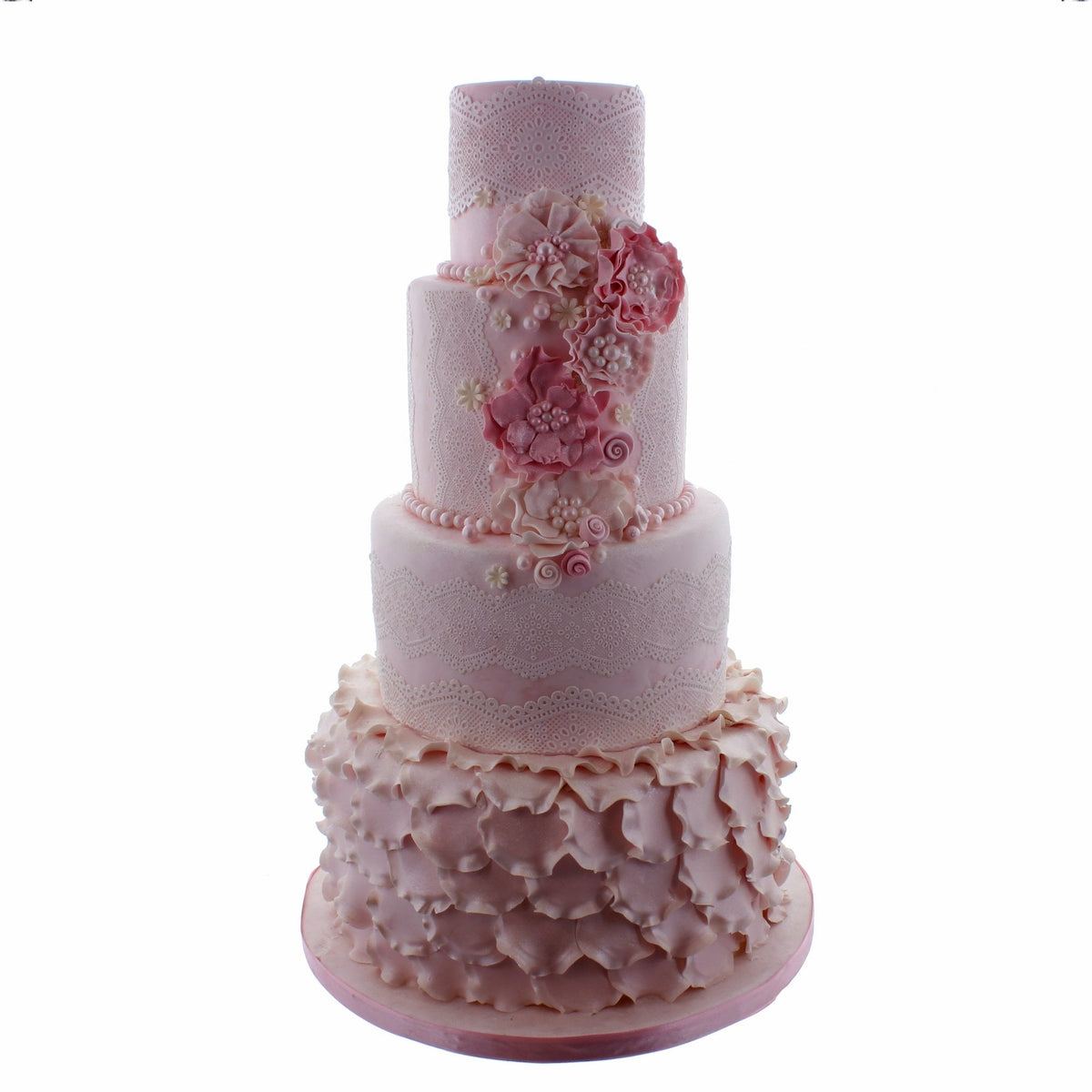 Cake Lace Broderie Anglaise - 3D  Lace Strip Mat